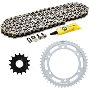 Niche Sprocket Chain Set for Yamaha XT250 15/48 Tooth 428 Front Rear Kit MK1014381