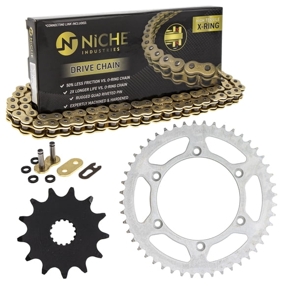 Niche Sprocket Chain Set for Yamaha YZ125 13/48T 520 X-Ring Motorcycle MK1004597