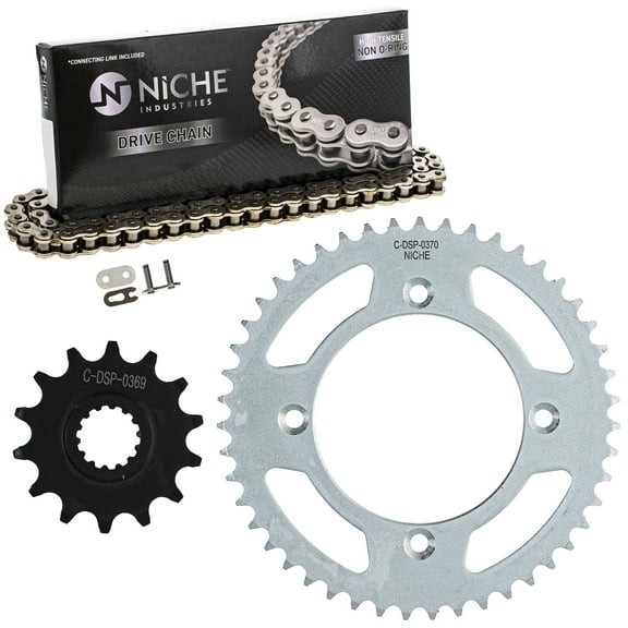 Niche Sprocket Chain Set for Yamaha YZ65 14/47 Tooth 420 Front Rear Kit MK1013117