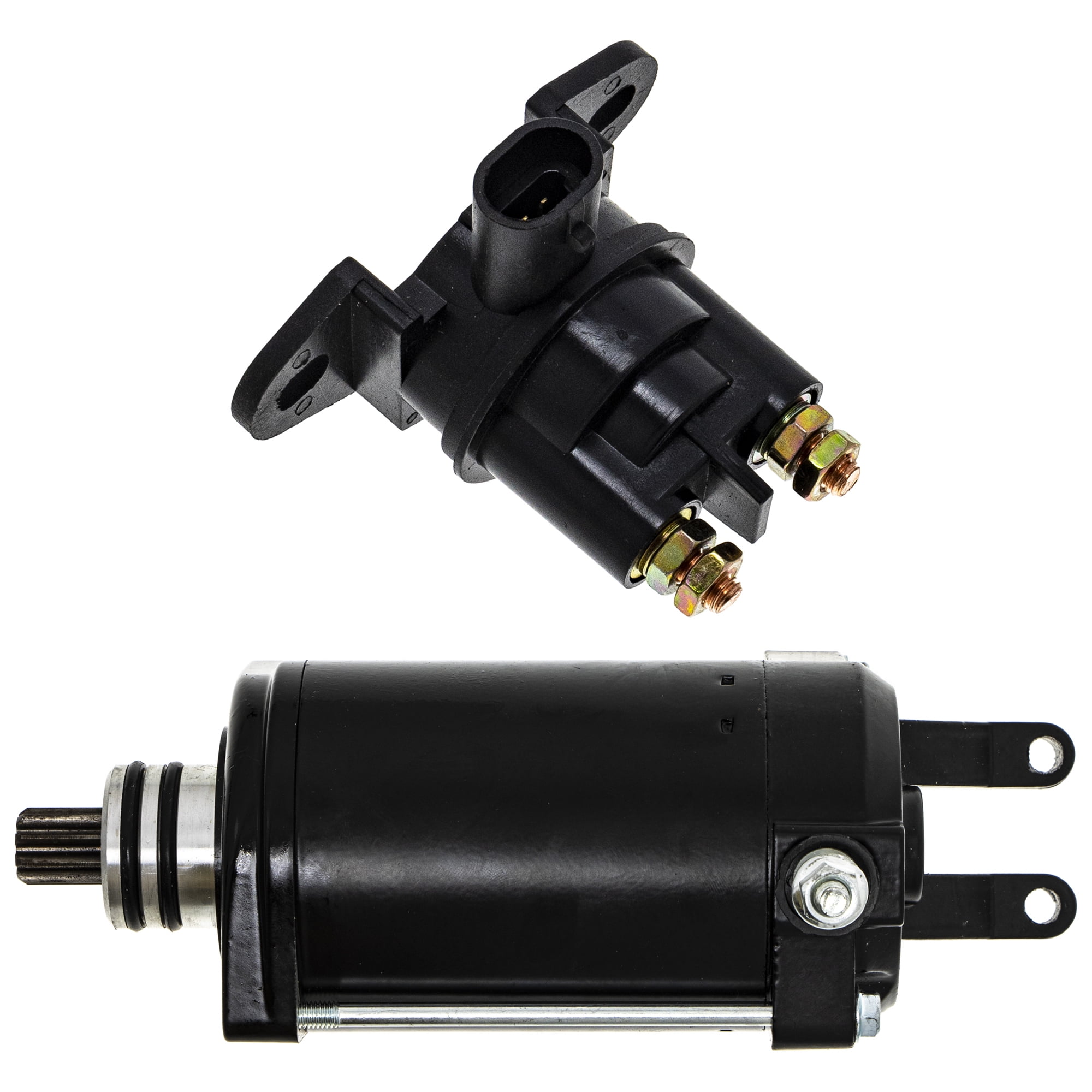 Starter Motor For Can-Am Maverick 1000R 2013-2018 - Includes Relay, 12V, 9-Tooth, 6-Month Warranty 4 thumbnail image