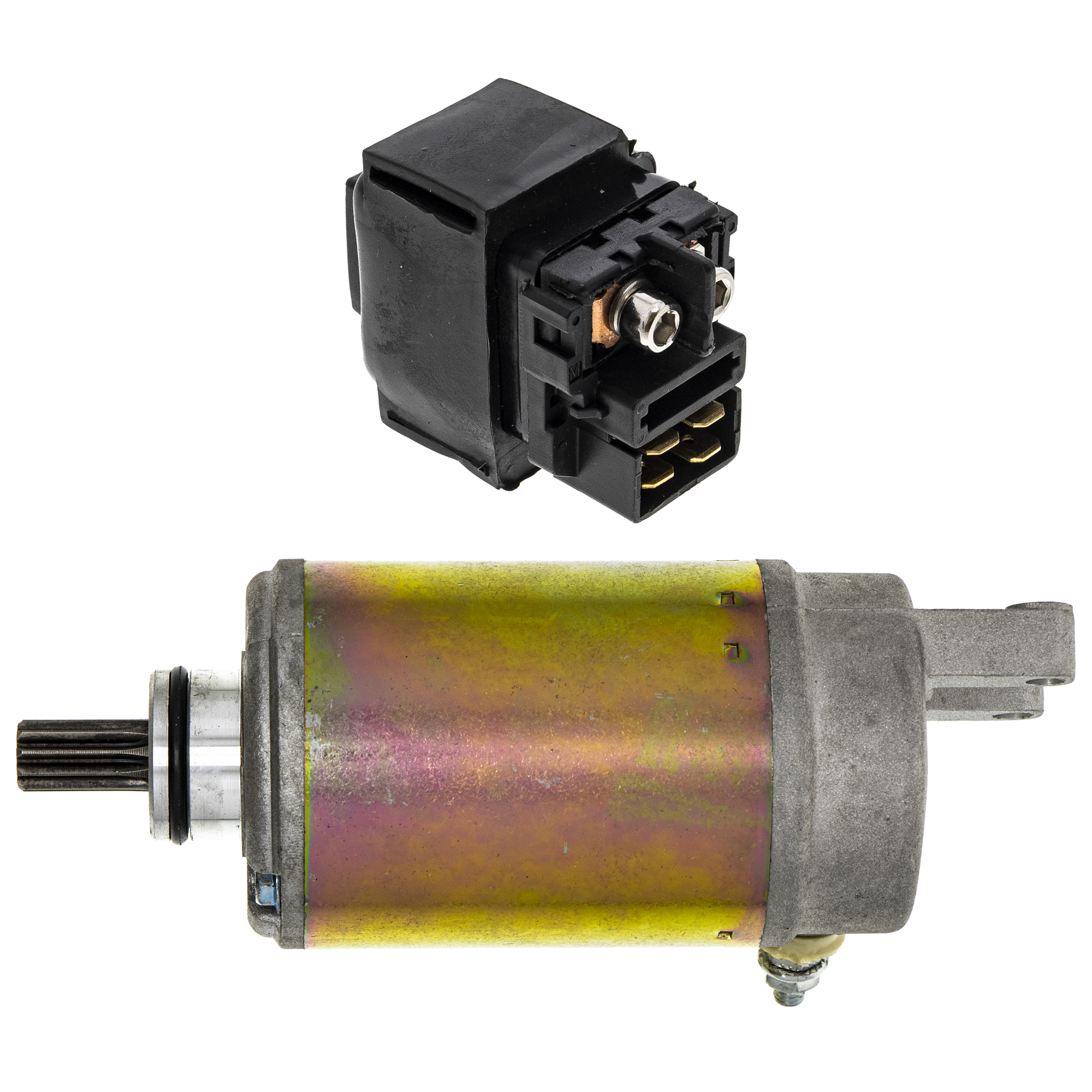 nico S⑨ T⑨ 750 Niche Starter Motor Solenoid Kit for Kawasaki Z1000 Z750S