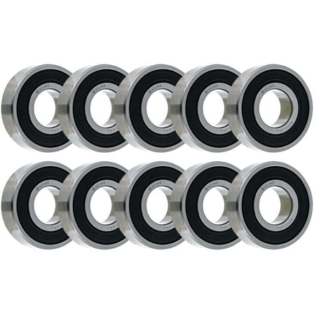 Niche Wheel Bearing 6203-2RDQE6 17x40x12mm Single Row Deep Groove 10 Pack 519-CBB2211R