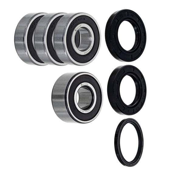 Niche Wheel Bearing Seal Kit Single Row Deep Groove 6204-2RS 5204-2RS MK1009273