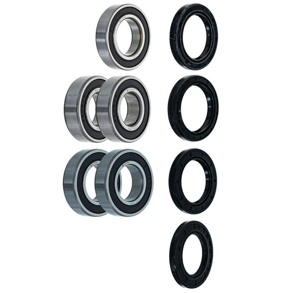 Niche Wheel Bearing Seal Kit for Kawasaki ZX7 ZX7R ZX7RR ZX750F ZX9R Ninja MK1008554
