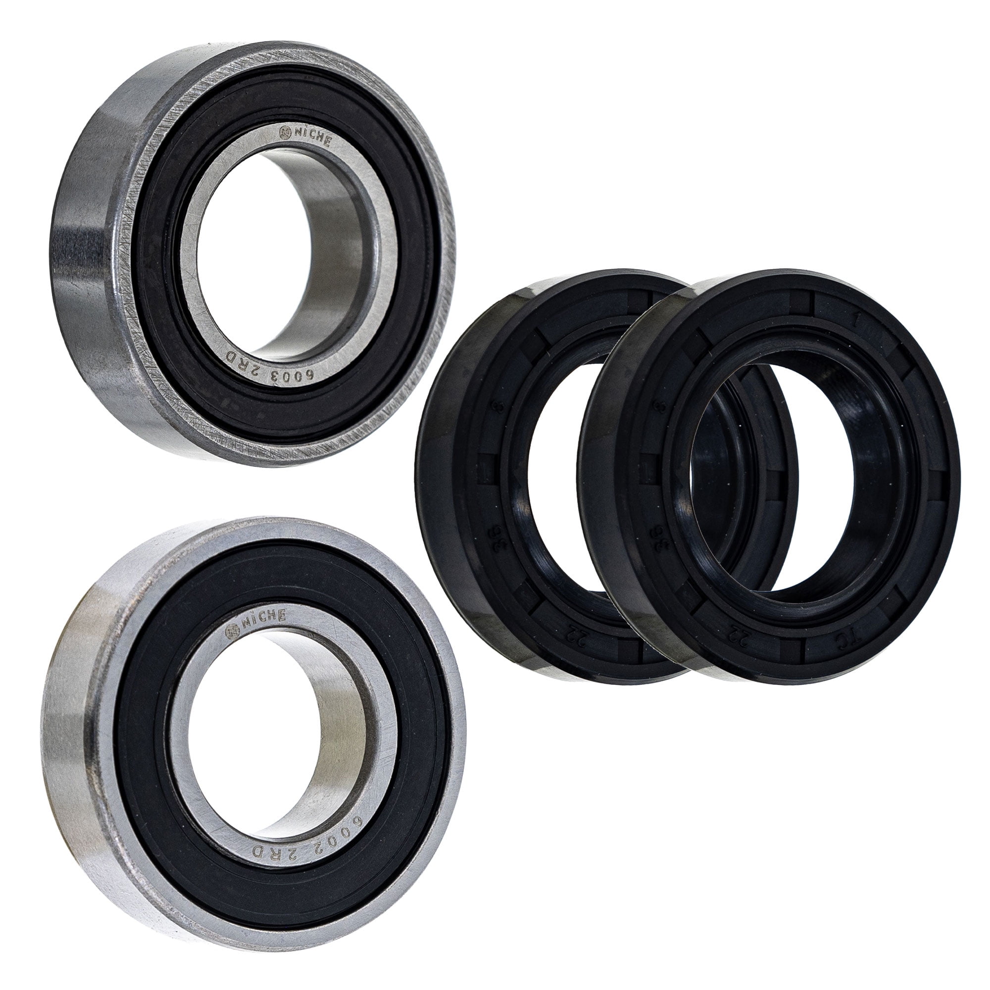 Niche Wheel Bearing Seal Kit for Yamaha YFZ50 YFM90 Grizzly Raptor 6003 ...