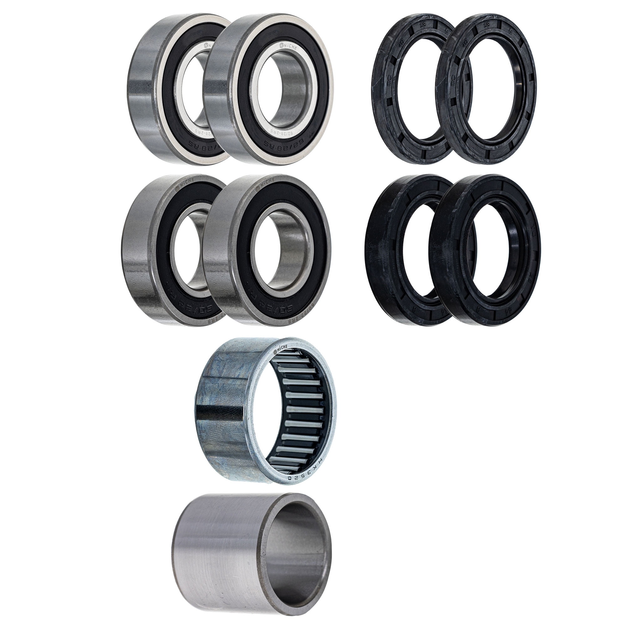 NICHE Wheel Bearing Seal Kit For Yamaha YFZ50 YFM90 Grizzly Raptor