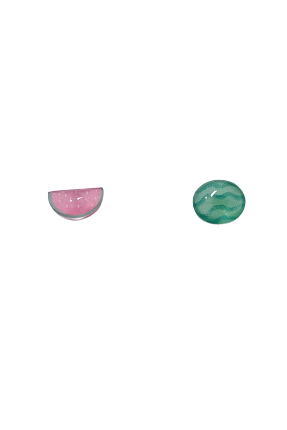 Niche and Fresh Watermelon Stud Earrings, Cute Fruit Earrings