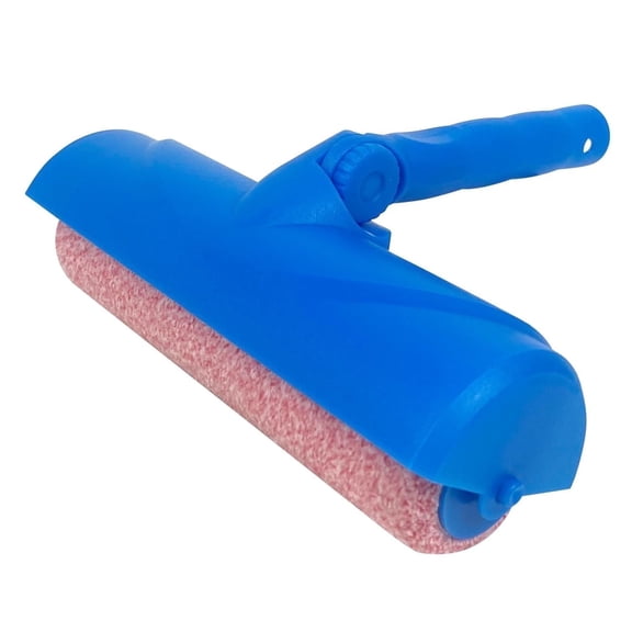 Nichiyo 10 inch Ceiling Paint Roller with Splash Guard | Adjustable No-Drip Roller for Ceilings & Walls, Pink (EL01160)