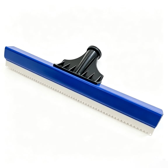 Nichiyo 16 inch Epoxy Notched Squeegee, Self Leveling Floor Rake with Soft Rubber Teeth, Floor Squeegee for Epoxy Coating Concrete Leveling