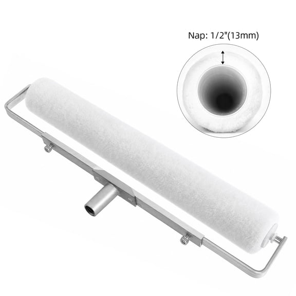 Nichiyo 20 inch Paint Roller with 13mm Nap , Adjustable Frame Fits 12-22 inch Roller Cover, for Walls Ceilings Interior Exterior