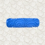 Nichiyo 7-inch Texture Paint Roller Flower Pattern Embossing Rubber Roller for Wall Decoration Reusable DIY Wallpaper EG061C