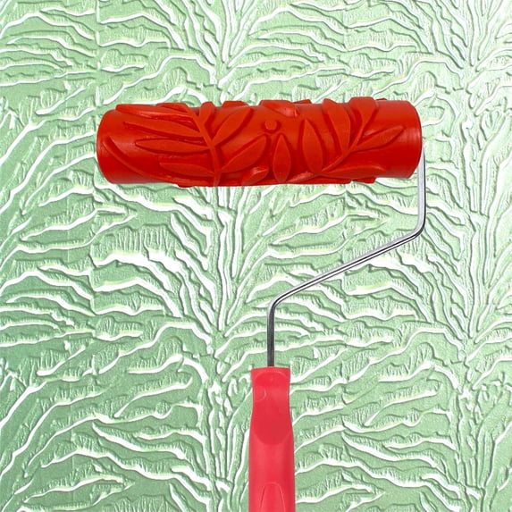Nichiyo 7'' Texture Roller, DIY Decorative Art Pattern Paint Roller Rubber Roller for Walls, Furnitures and Floors Decoration (EG325T)