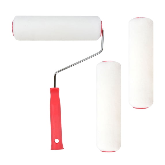 Nichiyo 9 inch Paint Roller Kit, Polyester Roller Covers for Painting Walls Ceilings and Furniture, 4-Piece