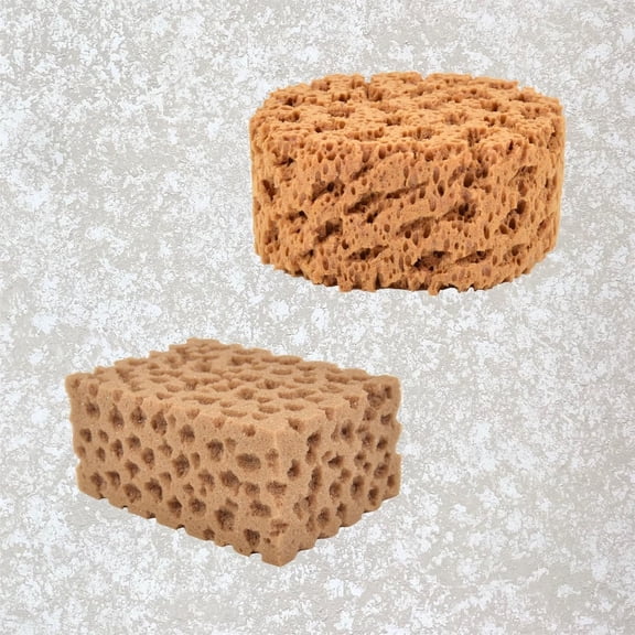 Nichiyo Wall Texture Sponge for Drywall Ceiling Painting, Sponge Painting Supplies for Artist (2 Pack)