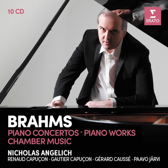 Nicholas Angelich - Brahms Piano Concertos Piano Works - Violin - Music & Performance - CD