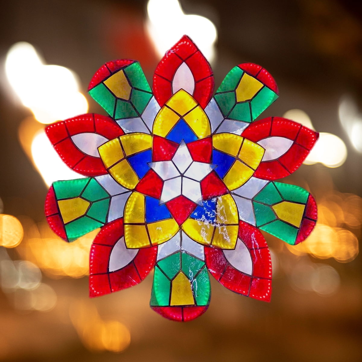Nicholas Capiz na Parol, Christmas Lantern LED 24 inches - Walmart.com