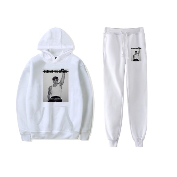 Nicholas Chavez Hoodies Jogger Pants Suit Casual Wear Fashion Sweatshirt Sweatpant Sets