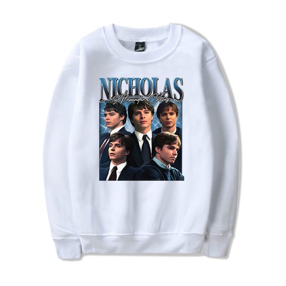Nicholas Chavez Sweatshirt Casual Pullover Cosplay Longsleeve Vintage 90s Crewneck