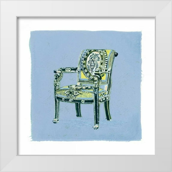 Nicholas, Debbie 26x26 White Modern Wood Framed Museum Art Print Titled - Urn Chair II
