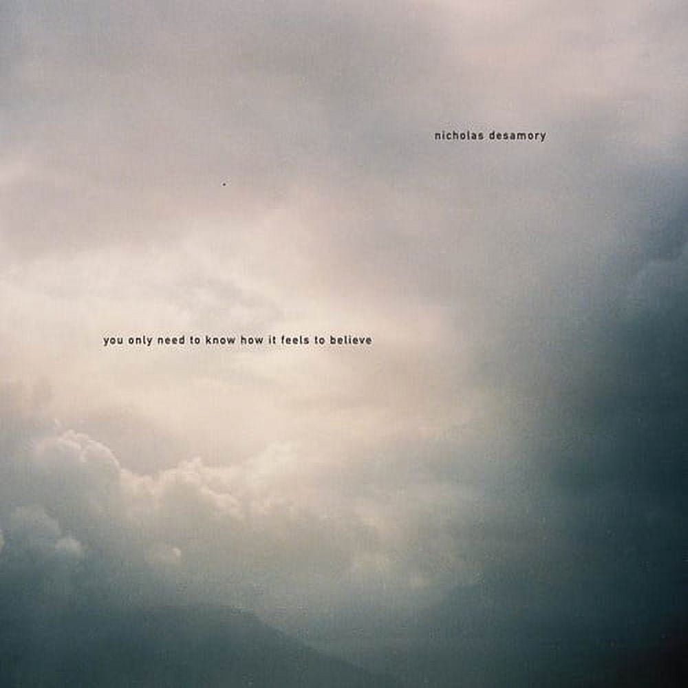 Nicholas Desamory - You Only Need To Know How It Feels To Believe - Electronica - Vinyl