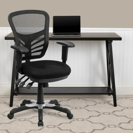 Flash Furniture - Nicholas Contemporary Mesh Executive Swivel Office Chair - Black