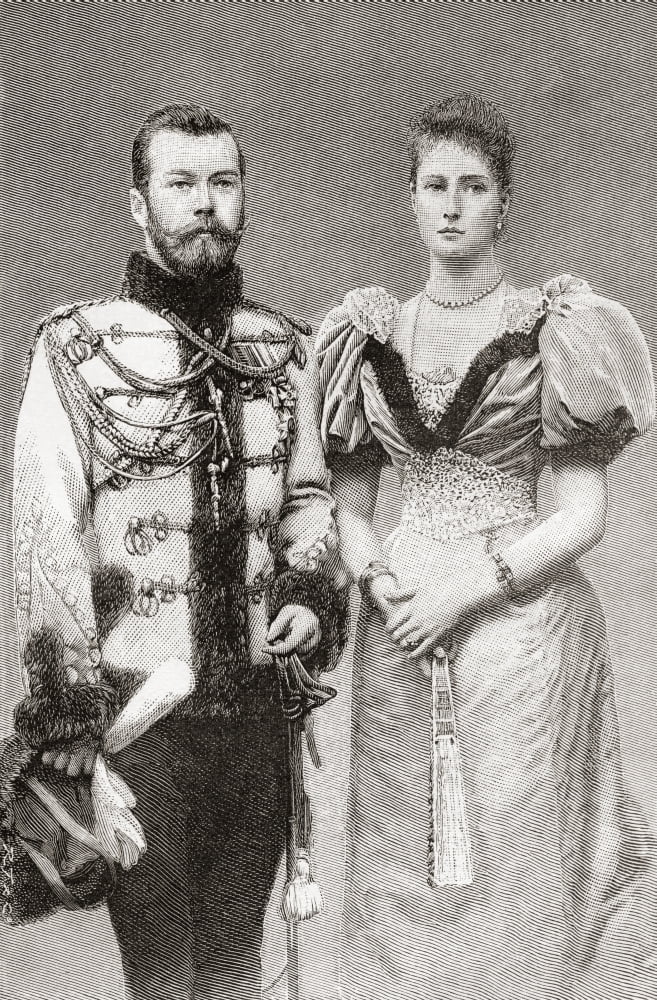 Nicholas Ii 1868 Canvas Art - Ken Welsh Design Pics (11 x 17)