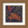 thumbnail image 1 of Nicholas Roerich 2x Matted 20x20 Gold Ornate Framed Art Print 'Heat of the Earth', 1 of 2