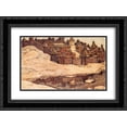 thumbnail image 1 of Nicholas Roerich 2x Matted 24x18 Black Ornate Framed Art Print 'Old town', 1 of 2