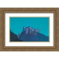 thumbnail image 1 of Nicholas Roerich 2x Matted 24x18 Gold Ornate Framed Art Print 'Tibet stronghold', 1 of 2