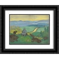 thumbnail image 1 of Nicholas Roerich 2x Matted 24x20 Black Ornate Framed Art Print 'Human ancestors (study)', 1 of 2