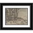 thumbnail image 1 of Nicholas Roerich 2x Matted 24x20 Black Ornate Framed Art Print 'Jalnik', 1 of 2