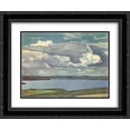 thumbnail image 1 of Nicholas Roerich 2x Matted 24x20 Black Ornate Framed Art Print 'Karelia', 1 of 2