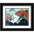 thumbnail image 1 of Nicholas Roerich 2x Matted 24x20 Black Ornate Framed Art Print 'Saint Nicholas (Nicola Mozhaisky)', 1 of 2