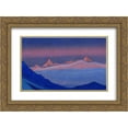 thumbnail image 1 of Nicholas Roerich 2x Matted 24x20 Gold Ornate Framed Art Print 'Thang La', 1 of 2