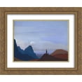 thumbnail image 1 of Nicholas Roerich 2x Matted 24x20 Gold Ornate Framed Art Print 'Waiting', 1 of 2