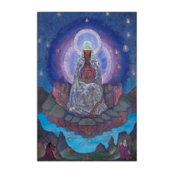 Nicholas Roerich Art Painting Mother of the World Poster Wall Art Picture Print Canvas Painting Home Bedroom Bathroom Decor Poster