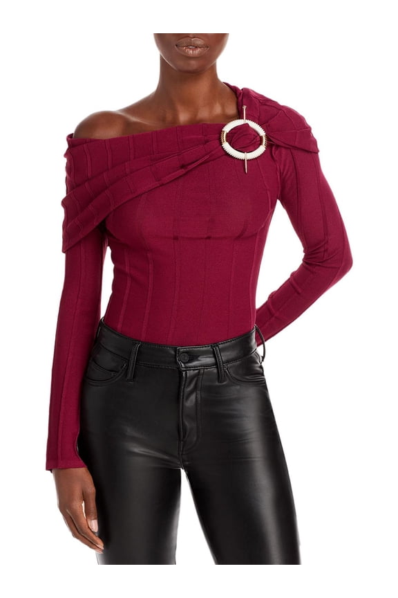 womens Aglaia Top, xs, Purple