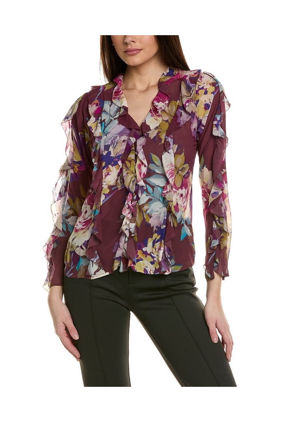 womens Amira Top, 8, Purple