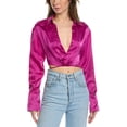 thumbnail image 1 of Nicholas womens  Edeline Silk Top, 4, Pink, 1 of 3