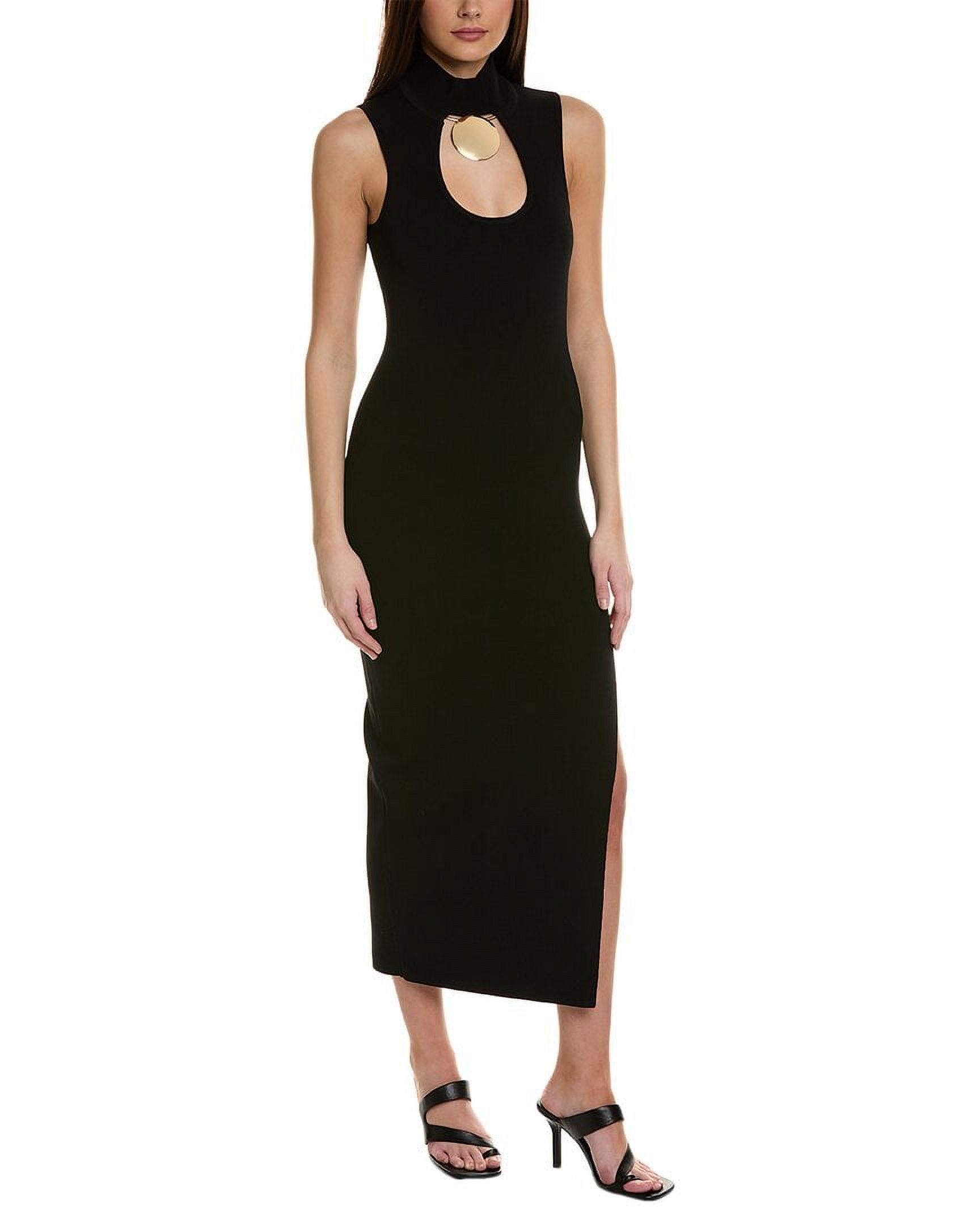 nicholas black dress MILENA DRESS