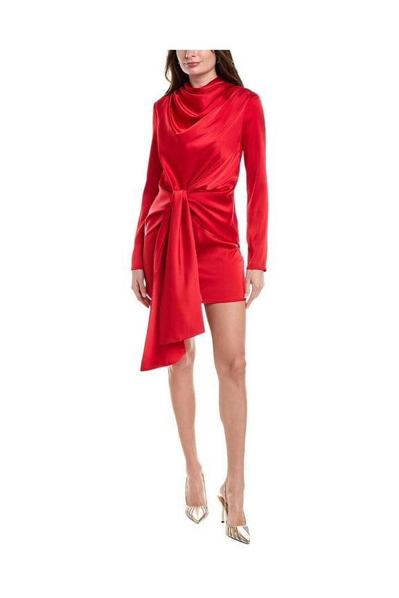 womens Ellara Mini Dress, 0, Red