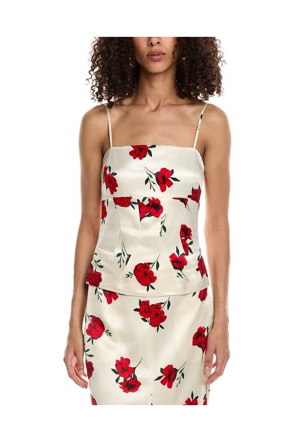 womens Elle Top, 2, White