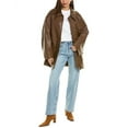 thumbnail image 1 of Nicholas womens  Jael Oversized Coat, 2, Brown, 1 of 3