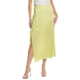 thumbnail image 1 of Nicholas womens  Lia Silk Midi Skirt, 2, Green, 1 of 3