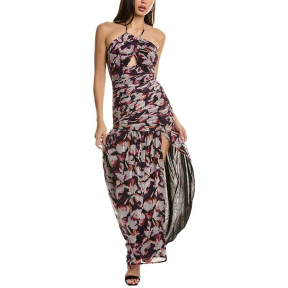 Nicholas womens  Micaela Maxi Dress, 0, Purple