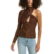 Nicholas womens Oriana Top, 2, Metallic