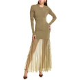 thumbnail image 1 of Nicholas womens  Paz Milano Stitch Maxi Dress, s, Green, 1 of 3