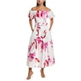 thumbnail image 1 of Nicholas womens  Santha Linen-Blend Midi Dress, 6, 1 of 3