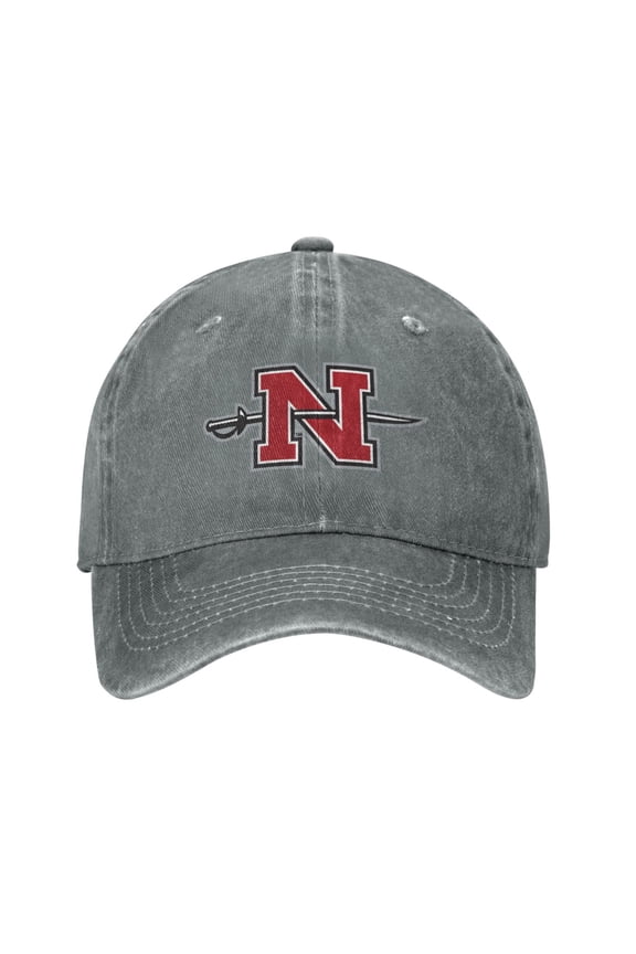 Nicholls State Colonels Secondary Hat Adult Adjustable Classic Washed Casquette Cap Hat Baseball Cap