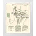 thumbnail image 1 of Nichols 12x14 White Modern Wood Framed Museum Art Print Titled - Sherburne New York - Nichols 1875, 1 of 4